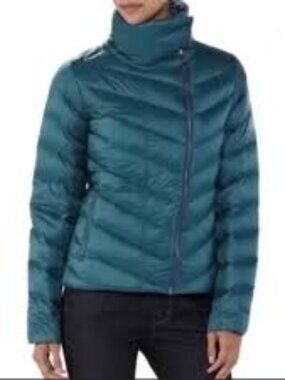 Patagonia Prow Puffer Down Jacket Teal Women Size XS